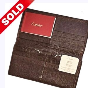 SOLD 🎉 on Different Platform CARTIER Men's Long Calf Lthr Wallet | EUC